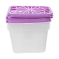 thumbnail image 3 of Miangastore 4 Pcs Boîte Absorbante d'Humidité: Conteneur Vide et Réutilisable - Support en Plastique Absorbant l'Eau pour Garde-Robe et Armoire - Usage Domestique et Intérieur, 3 of 8