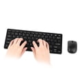 thumbnail image 2 of Mouse 2.4GHz Wireless Keyboard Mouse Combo Ultra Thin USB Receiver Adapter Protective Cover for Desktop Notebook Laptop  TV Box, 2 of 7