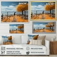 thumbnail image 4 of Designart "Beachside Road by the Coast II" Nautical & Beach Floater Framed Wall Art Living Room, 4 of 7