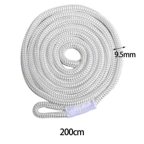 pitrice Strong boat fender line White 6ft 3/8inch Polyester for G2 G3 G4 G5