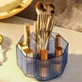 thumbnail image 4 of 360 Rotation Acrylique Porte-Brosse Cosmétique Vitrine (Bleu), 4 of 7