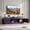 70" Black, variant on BaPiPro 70" LED Modern TV Stand for 65"-75" TVs, Entertainment Center TV Console with Music Sync LED for Living Room, Black