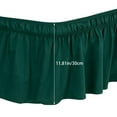 thumbnail image 3 of Green Solid - Color Elastic Bed Skirt: Dust - Proof and Easy - to - Use Bedding Essential, 3 of 6