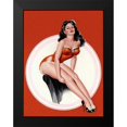 thumbnail image 2 of Driben, Peter 19x24 Black Modern Framed Museum Art Print Titled - Mid-Century Pin-Ups - Eyeful Magazine - Brunette in a Red Bathing suit, 2 of 5