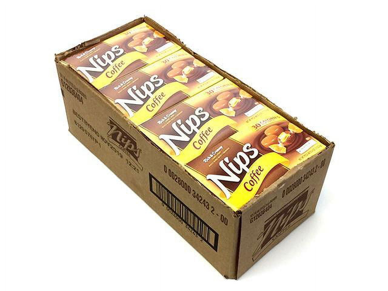 NIPS Coffee Hard Candy 4oz, 12 Pack