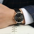 thumbnail image 3 of Jacenvly 2024 New Men Trendy Ultra Thin Watch Slim Leather Strap Stainless Steel Quartz Cool, 3 of 3