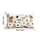 thumbnail image 3 of Funda decorativa de cojín de poliéster estilo primavera bordada con flores, funda decorativa de cojín de poliéster de 19,6x11,8 pulgadas, sofá cama lavable con detalles decorativos para decoración, 3 of 6