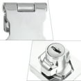 thumbnail image 2 of MasteelfCA Keyed Hasp Locks Stainless Steel Safety Lock Keyed Locking Hasp for Cabinets, 2 of 8