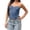 Light Blue, variant on Women Mesh Corset Top Strapless Back Zip Up Boned Bustier Tops Y2k Going Out Tube Bandeau Tops Size: M Yellow