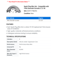 thumbnail image 2 of Spark Plug Wire Set - Compatible with 1996 Chevy Corvette 5.7L V8, 2 of 2