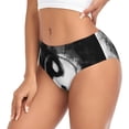 thumbnail image 2 of Fotbe Yin And Yang Calzones Estampados para Mujer – Ropa Interior de Algodón, Cómoda, Suave y Elástica-Medium, 2 of 6