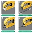 thumbnail image 4 of Stapler Guns Heavy Duty Staple Guns Tackers Shooting Nailers Stapler for Furniture Woodworking Stapler Tools, 4 of 9