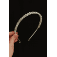 thumbnail image 3 of Tiara Diadema Plateada Para Niña De Pedrería Checa, 3 of 4