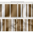 thumbnail image 4 of Soimoi Stripe Print Waterproof Fabric | Outdoor Material by the Yard | Tear-Resistant, UV Safe | Great for Bags, Rainwear, Covers & Curtains, Awning Cover Cloth - Brown, 4 of 7