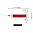 thumbnail image 7 of Luminous Squid Hooks 2-Pack, 8-Hook Fishing Lure for Night Sea Fishing, Stainless Steel Bait, 7 of 7