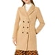 thumbnail image 2 of Abrigo largo de invierno de doble botonadura con solapa de muesca para mujer INSPIRE CHIC L color caqui, 2 of 7
