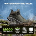 thumbnail image 5 of NORTIV 8 Men's Waterproof PRO Hiking Boots Lightweight Outdoor Trekking Camping Climbing Shoes for All Day Comfort Armadillo FieldLite, 5 of 8