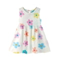 thumbnail image 4 of YHAJDS Baby Girls Sleeveless Dress Allover Print Casual Summer Sundress, 4 of 4