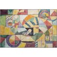 thumbnail image 2 of Addison Rugs Mayfield Premium Machine Washable Transitional Abstract Gold Rectangle Rug, 1'8" x 2'6", 2 of 6