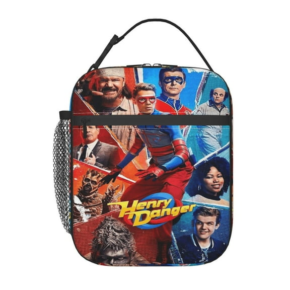 Henry Danger Insulated Lunch Bag Leakproof Waterproof Reusable Lunch Boxs Portable Durable Cooler Tote Bag Work Travel