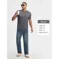 thumbnail image 6 of BALEAF Men's Sun Protection Shirts Short Sleeve T-Shirts Swim Rash Guard Hiking Running SPF UPF 50+ UV Lightweight Heather Gray L, 6 of 7