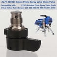 thumbnail image 5 of 235014 Airless Prime Valve Drain Valve for 210 230 390 395 490 495 595 3400 Airless Paint Sprayer, 5 of 5