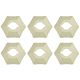 thumbnail image 1 of Vintage Camping Lantern Lampshade Hexagon Tent Lamps Shade para CARGO (Caqui), 1 of 4