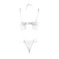 thumbnail image 3 of Gibobby Lencería sexy para mujer Ropa Dormir Mujer Sexy Accesorios erotico Ropa Sexi para Mujer lencería de Princesa Brasier y calzon Mujer Tanga Sexy Mujer(Blanco, CH), 3 of 5
