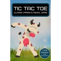 Tic Tac Toe: Classic Game Activity Book Dabbing Cow Edition- For Kids and Adults - Novelty Themed Gifts - Travel Size (Paperback)