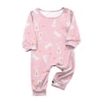 thumbnail image 5 of Easter Bunny Matching Family Pajamas, Pjs for Family Matching Sets Long Sleeve Sleepwear Xmas Home Clothes, Pj Set Soft Holiday Sleepwear for Family, 5 of 5