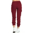 thumbnail image 2 of Cilcicy Women Plus Size Workwear Casual Elastic Waist Tied Harun Pants, 2 of 4