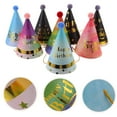thumbnail image 2 of GOOHOCHY 8 piezas de sombreros de cumpleaños para niños, sombreros de fiesta de cumpleaños para niños, sombreros de cono para fiesta de cumpleaños, 2 of 8
