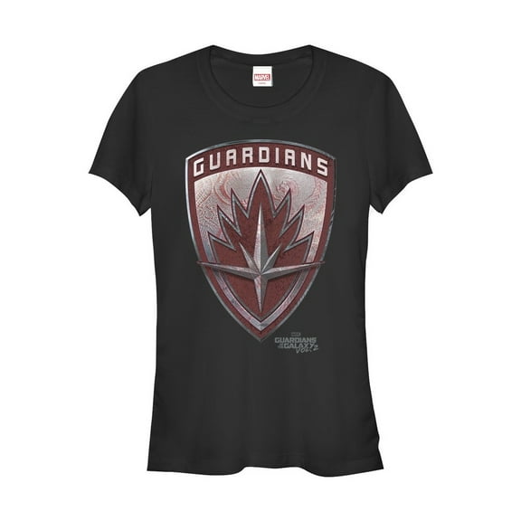 Junior's Marvel Guardians of the Galaxy Vol. 2 Tattoo Shield  Graphic Tee Black 2X Large