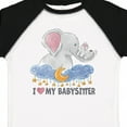thumbnail image 4 of Inktastic I Love My Babysitter Elephant Family Boys or Girls Toddler T-Shirt, 4 of 5