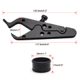 thumbnail image 5 of Universal Motorcycle Throttle Assist, Motorcycle Lock Assist Cruise Control Clamp Grip with Silicone Ring, 5 of 5