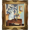 thumbnail image 2 of La Pastiche Henri Matisse 'Greek Torso with Flowers' Hand Painted Oil Reproduction, 2 of 5