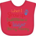 thumbnail image 3 of Inktastic Lawyer Like Mommy Boys or Girls Baby Bib, 3 of 4