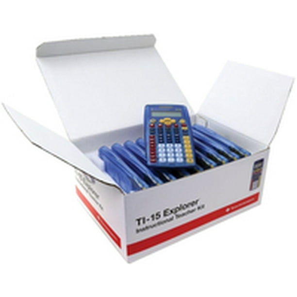 Texas Instruments TI15 Explorer 2Line Basic Calculator, Set of 10