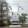 thumbnail image 6 of Elegant Kitchen and Bath 24 inch Single bathroom vanity in grey, 6 of 8