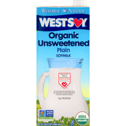 (Pack of 12) Westsoy Organic Unsweetened Soy Milk, 32 fl oz