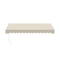 thumbnail image 2 of ALEKO 12x10 ft Ivory Motorized Retractable Patio Awning, 2 of 13