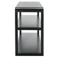 thumbnail image 5 of SAFAVIEH Omara Modern Style 3 Tier Console Table, Black (53.4 in. W x 16.9 in. D x 30.2 in. H), 5 of 9