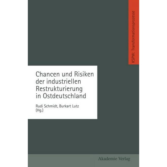 Transformationsprozesse: Schriftenreihe Chancen Und Risiken Der Industriellen Restrukturierung in Ostdeutschland, Book 1, (Paperback)