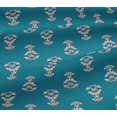 thumbnail image 5 of oneOone Cotton Jersey Sky Blue Fabric Block Craft Projects Decor Fabric Printed By The Yard 58 Inch Wide-UG, 5 of 5