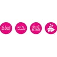 thumbnail image 2 of Darling Souvenir 190 Pcs Retirement Party Favor Stickers chocolate Candy Labels-Fuchsia Pink, 2 of 2