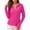 Hot Pink, variant on Enridrech Women's Long Sleeve Workout Tops Quick Dry Athletic Running Hiking 1/4 Zipper Shirt Sun Protection Shirts