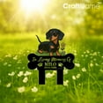 thumbnail image 3 of Craftnamesign Custom Dachshund Dog Memorial Metal Garden Stake Decor, Cemetery Plaque for Dog Loss, 3 of 4
