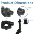 thumbnail image 4 of ATV Rear View Mirror, HKOO 360 Degrees Ball-Type Side Rearview Mirror with 7/8" Handlebar Mount Compatible with Motocycle Scooter Moped Polaris Sportsman Honda ATV Dirt Bike Cruiser Chopper, 4 of 9