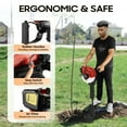 thumbnail image 3 of 52CC Gas Powered Post Hole Digger, 2-Stroke Handheld Trencher with 1900W Engine, 6500RPM, 1500 Impacts/Min, 20-55J Impact Force – Earth Auger Drill for Tree Planting, Fence Post Holes, Garden Digging, 3 of 13