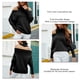 thumbnail image 4 of Women Knitted Top, Women Sweater Loose Long Sleeve Breathable Turtleneck  For Winter ANGGREK Negro S, 4 of 6